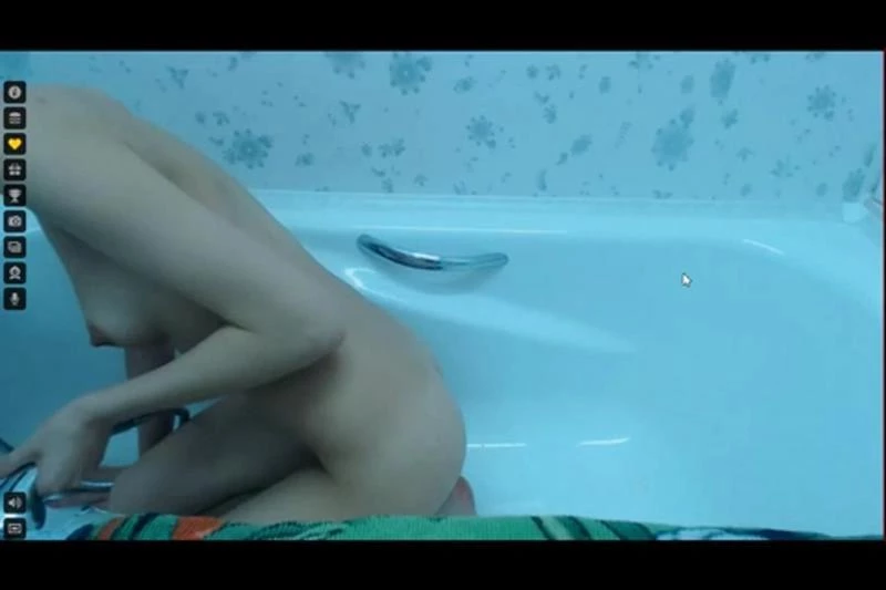 p00girl - Russian girl shit play in bath - Angelica - SD (2024)
